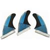 YueShengYCHUANG da Surf G5 Tavola da Surf Set Thruster Pinna Centrale Profilo Curvo a Punta Arrotondata in Fibra di Vetro con Struttura a Nido d'Ape Adatte per Uso, Color to 2, Size to 2