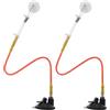 YARNOW 2 Pezzi Allenatore per Ping Pong Singolo con Base a Ventosa | Installazione Semplice, Pratica Individuale, Simulazione del Servizio, per Studenti e Impiegati