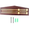 DSOUWEH Tabellone segnapunti da Shuffleboard Montato in,Rosso,43x14 cm