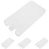 Gatuida 4 Pezzi Blocchi di Raffreddamento Ghiaccio per Condizionatore | Contenitori Piccoli per Freezer, 200g 7oz, Pe Bianco, Riutilizzabili, per Campeggio e Catena del Freddo