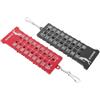 Hemobllo 2 Pezzi Contatore Punteggio Golf Portatile con Gancio, ABS per | Barra Orizzontale con Slot Singoli per Ogni Buca, Conta Colpi, Leggero e Facile da Pulire