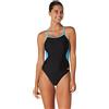 Speedo Swimsuit One Piece Powerflex Flyback Solid Adult Team Colors Costume Intero Donna