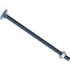 Metalmate Bullone esagonale quadrato a tazza e dado ZP M8 x 130 mm, scatola 10, ideale per giunzione legno-legno. La finitura zincata fornisce resistenza alla corrosione