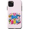 Funny Eighties 80s Costume Party Back to Custodia per iPhone 11 Pro Max Back to 80s Nostalgia Roller Skate Boombox Cassette Tape anni '80