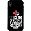 profession academic degree university ca Custodia per iPhone XS Max Dottore in Medicina Veterinaria Medicina Fauna Selvatica