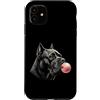 Vintage Cane Corso Bubblegum Aesthetic S Custodia per iPhone 11 Gomma da masticare rosa Cane Corso, simpatica grafica per amanti dei cani