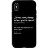 Ranking and Grind Online Games Esports M Custodia per iPhone X/XS Definizione di gioco Gamer XP Grinding Console Giochi per PC