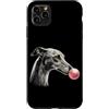 Vintage Greyhound Bubblegum Aesthetic St Custodia per iPhone 11 Pro Max Gomma da masticare rosa Greyhound, simpatica grafica per amanti dei cani