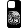 Desert Merch Capri Italy Shop Custodia per iPhone 15 Pro Max Stampa xilografia Capri Campania Italia