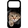 Theater Of Oneness Custodia per iPhone 17 Pro Max Simpatico gattino in tessuto strappato divertente gatto mamma papà