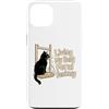 Cat Owner Funny Humor Lover Custodia per iPhone 13 Living My Best Feral Fantasy, amante dei gatti