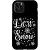 Fiocchi Di Neve & Let It Snow Studio Custodia per iPhone 11 Pro Fiocchi Di Neve Let It Snow Amante Della Neve Inverno Design