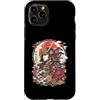 Cyberpunk Visual Kei J-Rock Ramen Japan Custodia per iPhone 11 Pro Anime Japan Samurai Tattoo K-Pop Y2K Manga Geisha Kawaii