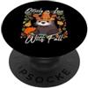 Adorable Sea Otter Animal Lover Otterly in Love with Fall Cute Sea Otter Autunno Ringraziamento PopSockets PopGrip Adesivo
