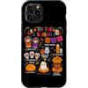 Floral Mexican Halloween Día De Los Muer Custodia per iPhone 11 Pro È La Stagione Anime Giorno Dei Morti Dia De Los Muertos