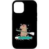 Caviidae Guinea pig Rodent Animal Cage c Custodia per iPhone 12/12 Pro Cavia Caviidae Surf