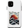 Lakelandwholesale1 Shirt Company Custodia per iPhone 11 Giapponese Sol Levante Grande Onda Nuvole Kanji Graphic Design