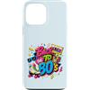 Funny Eighties 80s Costume Party Back to Custodia per iPhone 13 Pro Max Back to 80s Nostalgia Roller Skate Boombox Cassette Tape anni '80