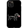 Vintage Dachshund Bubblegum Aesthetic St Custodia per iPhone 11 Pro Bassotto rosa Bubble Gum carino cane amante grafica donne