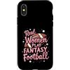 Flo Design Fantasy Football Outfits Custodia per iPhone X/XS Real Women Play Fantasy Football Women