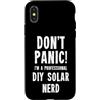 Solar & Off Grid T-Shirts & Gifts Custodia per iPhone X/XS Nerd solare fai-da-te