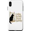 Cat Owner Funny Humor Lover Custodia per iPhone XS Max Living My Best Feral Fantasy, amante dei gatti