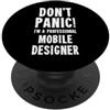 Mobile & App Design T-Shirts Progettista Mobile PopSockets PopGrip Adesivo
