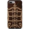 The Print Edit Custodia per iPhone 7 Plus/8 Plus Treccia militare occidentale Cavalleria Nera Frogging Antique