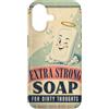 Random Galaxy Custodia per iPhone 17 Sapone extra forte per pensieri sporchi vintage umorismo bagno