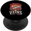 Spooky Nurse Halloween Medical Apparel All Nurses Love Veins - Maglietta anatomica divertente per Halloween, da infermiera PopSockets PopGrip Adesivo