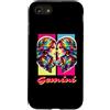 Cosmic Zodiac Co. Custodia per iPhone SE (2020) / 7/8 Colorful Vaporwave Gemelli zodiacali Gemelli Astrologia colorata