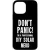 Solar & Off Grid T-Shirts & Gifts Custodia per iPhone 13 Pro Max Nerd solare fai-da-te