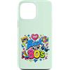 Funny Eighties 80s Costume Party Back to Custodia per iPhone 13 Pro Max Pattino a rotelle Boombox retrò vintage anni '80