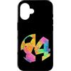 COOL SOCCER DESIGNS AND OUTFITS Custodia per iPhone 16 NUMERO 4 ANNI CALCIO 4° COMPLEANNO