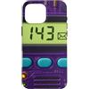 Random Galaxy Custodia per iPhone 16 Pro Max 143 Love Retro Cercapersone Codice anni '90 Y2K Nostalgia
