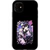 Cyberpunk Visual Kei J-Rock Ramen Japan Custodia per iPhone 11 Anime Japan Samurai Tattoo K-Pop Y2K Manga Geisha Kawaii