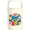 Funny Eighties 80s Costume Party Back to Custodia per iPhone 17 Pro Max Back to 80s Nostalgia Roller Skate Boombox Cassette Tape anni '80