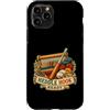 Jimbeels Custodia per iPhone 11 Pro HEDDLE HOOK READY Tessitura pettine rigido