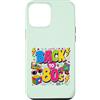 Funny Eighties 80s Costume Party Back to Custodia per iPhone 12 Pro Max Back to 80s Nostalgia Roller Skate Boombox Cassette Tape anni '80
