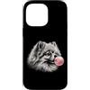 Vintage Pomeranian Bubblegum Aesthetic S Custodia per iPhone 14 Pro Max Gomma da masticare rosa della Pomerania, simpatica grafica per amanti dei cani
