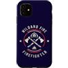 Firemen Fire Rescue Wildland Firefighter Custodia per iPhone 11 Wildland - Emblema antincendio con citazione Wiland Fire fighter
