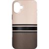The Print Edit Custodia per iPhone 16 Plus Calze velate nere a righe orizzontali lingerie gotica