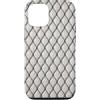 The Print Edit Custodia per iPhone 12/12 Pro Porcellana a rete nera - Goth Gothic Skin Bianca