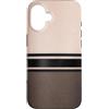 The Print Edit Custodia per iPhone 16 Calze velate nere a righe orizzontali lingerie gotica