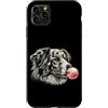 Vintage Ausie Bubblegum Aesthetic Style Custodia per iPhone 11 Pro Max Gomma da masticare rosa Australian Shepherd, simpatica grafica per amanti dei cani