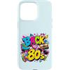 Funny Eighties 80s Costume Party Back to Custodia per iPhone 15 Pro Max Back to 80s Nostalgia Roller Skate Boombox Cassette Tape anni '80