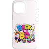 Funny Eighties 80s Costume Party Back to Custodia per iPhone 16 Pro Max Pattino a rotelle Boombox retrò vintage anni '80