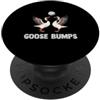 Elevate Your Cute Volleyball Court Skill Goose Bumps Funny Oche Team Pallavolo Giocatore Umorismo PopSockets PopGrip Adesivo