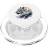 Highland Wildlife Visions Majestic Mountain Cat Acquerello Art Design PopSockets PopGrip per MagSafe