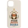 Read More Books Custodia per iPhone 14 Plus Cute Otter Reading Book Lover Leggi di più Libri